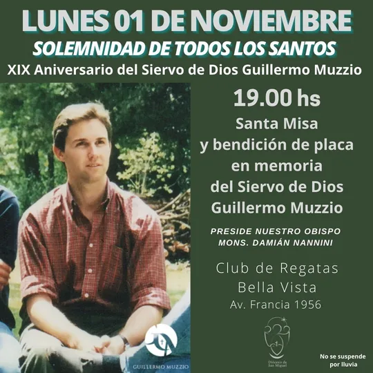 Flyer of the XIX Anniversary of the Servant of God, 2021