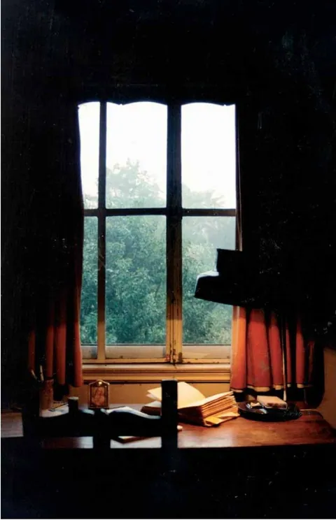 The window of his room at the seminary